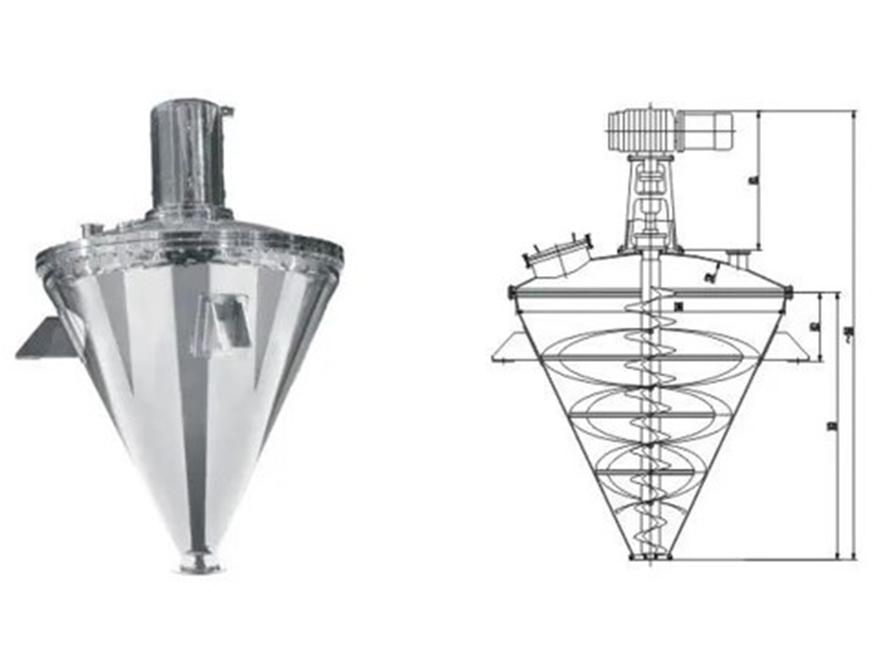 錐形螺帶混合機(jī)